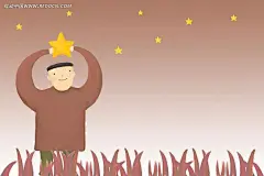 拿着星星的男生插画PSD|PSD分层素材|绘画设计|简笔小人|卡通人物|漫画人物|人物插画|水彩人物|卡通漫画人物图片|卡通漫画人物|企业漫画人物|手绘漫画人物漫画
