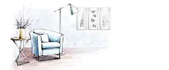 沙发,灯,画,花,桌子,室内设计,banner背景,海报banner,卡通,童趣,手绘图库,png图片,,图片素材,背景素材,3991944北坤人素材@北坤人素材