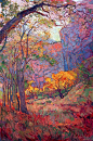 来自美国艺术家 Erin Hanson 印象风光画作  |  www.erinhanson.com ​​​​