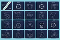 商务,小册子,信息图表,化学元素周期表,百分比号,图表,计划书,传单,模板,现代