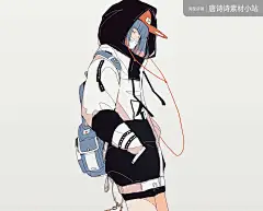ダイスケリチャード 手绘 插画 二次元 背景 参考资料-淘宝网