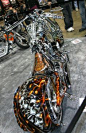 Look at this custom paint job! Wow!