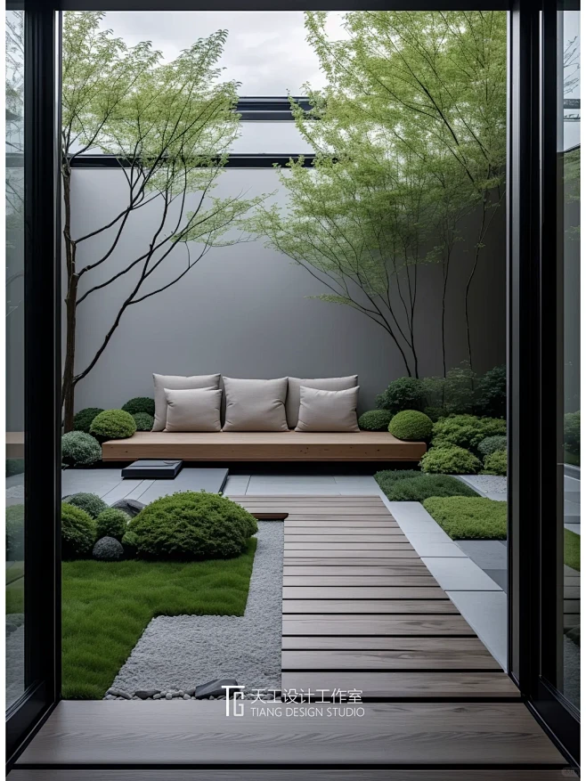 禅意自然小庭院|花园设计灵感 - 小红书