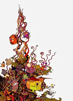 创意欧美植物昆虫插画高清素材 创意植物插画 昆虫插画 植物插画 免抠png 设计图片 免费下载