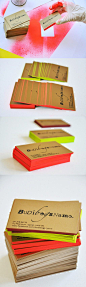 Edge Painted Identity - business card design: 