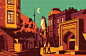 Baku magazine illustrations : A series of illustrations exploring the Old Town area of Baku, Azerbaijan for high end magazine BAKU. I was sent over to Baku for 2 days to explore the beautiful old town, take in the sights, sounds and people of the area and