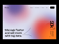 Landing page: big data landing landingpage home pagedesign home page homepage big data data landing page web webpage webdesign website