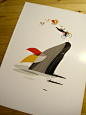 the whale in my heart : Collection of small poetic illustrations