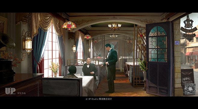 郑成龙-UP studio-影视概念设计-CG场景设计-影视美术-原画-学生作品-年代戏现代戏古装戏内外景