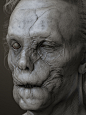 Mason Verger, adam skutt : Personal work I started a while back and decided to finish up over the holiday break. For those who aren't familiar, it's Mason Verger from the Hannibal movie - played by Gary Oldman. Sculpted and rendered in Zbrush, the hair wa