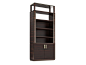 Sectional wooden bookcase HUG by Capital Collection