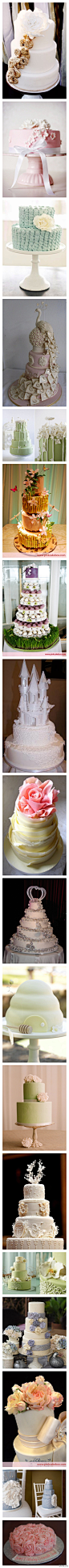 分享一组超美的婚礼蛋糕