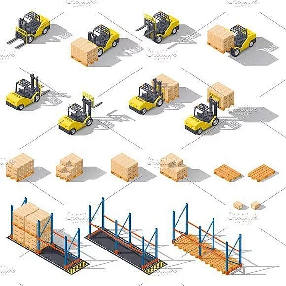 图标设计创作Warehouse equipment icon set. Icons图片_地图坐标类图片素材-花瓣网
