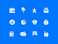 Blue Icons 图标 设计 ui