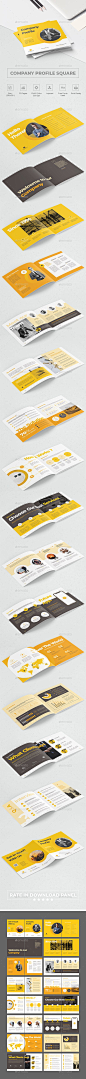 Company Profile Square - Corporate Brochures