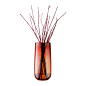 Buy LSA International Forest Vase - Berry | Amara : Display your favourite blooms in this Forest vase from LSA International. Crafted from mouth-blown glass, the beautiful orange and red shades have been achieved by encasing coloured pigments within cl