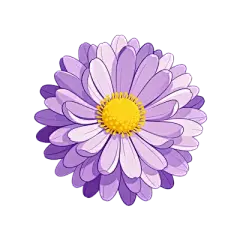 菊花插画 (1)