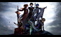 Anime 4538x2782 Genshin Impact mmorpg Kaedehara Kazuha(Genshin Impact) Zhongli (Genshin Impact) Kamisato Ayato (Genshin Impact) Xiao(Genshin Impact) Albedo (Genshin Impact) Diluc (Genshin Impact) anime boys watermarked