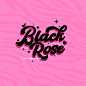 甜酷少女美式复古logo设计 ｜Black&Pink