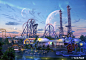 Matte Painting illustrations for Sochi Park | Directions | Portfolio | Spider Group