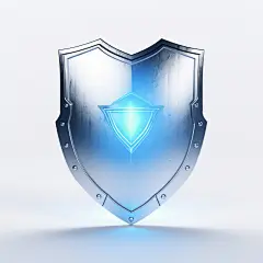 大气立体盾牌素材图AI图
