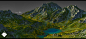 Autumn Lake Landscape (World Machine)