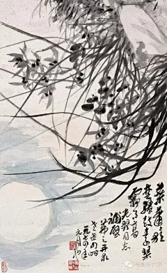 吴茀之国画花鸟作品