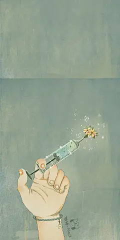 天真烂漫，尘世游慢，请拿出鼓动风云的勇敢。

#插画壁纸##森系壁纸#  ★  cr：@猫矮-Maoi ​​​​