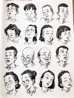 始飞采集到速写临摹