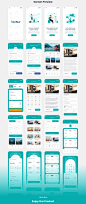 GoTour – 旅游和旅行APP小程序 ui kit -figma素材 – Figma,Sketch,XD素材下载-94设计网