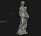 破损的命运女神石膏像，女人雕像青铜像雕塑，古罗马希腊雅典宗教神话人物女人体模型 - 雕塑3d模型 3dsnail模型网