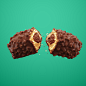 3D Cake - cream & hazelnut coverd cacao - Algeria :: Behance