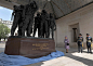 The bravest of the brave: Queen unveils Bomber Command memorial 67 years after the end of World War Two