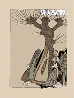 俄罗斯插画里的纳斯尔丁.阿凡提 - 小红书