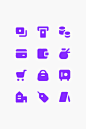 Micro Bold (Money Shopping) - 12 icons
