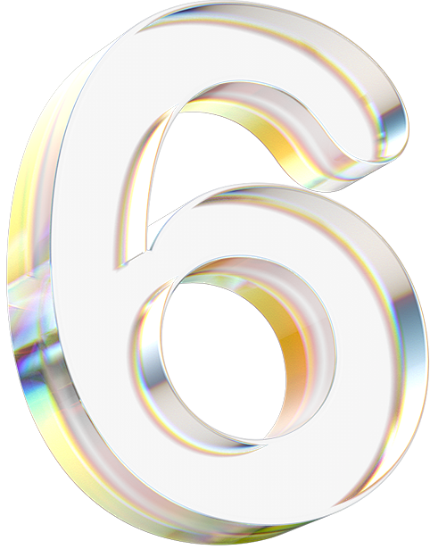 透明字6