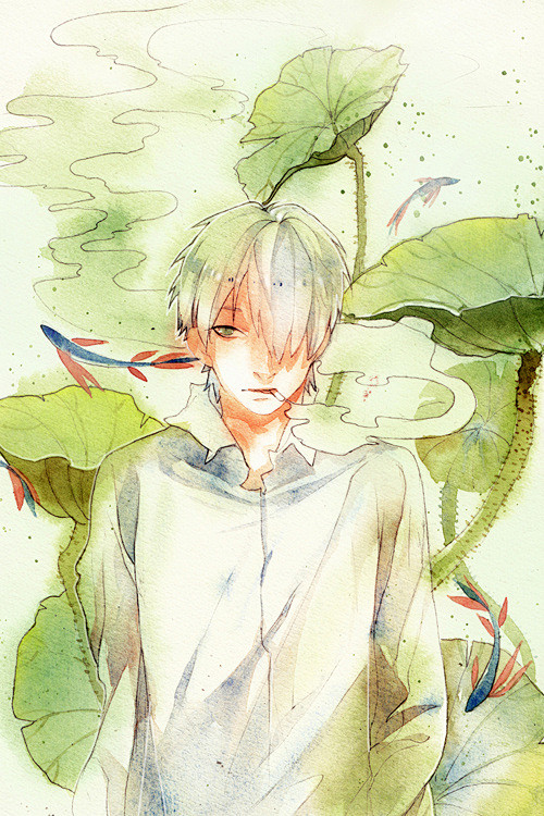 零届0rz  的插画 绿之座【虫师同人 ...