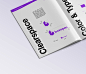 Boxopen  Network Archive文件存档科技公司紫色品牌标志LOGO形象设计案例参考分享欣赏