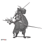 {线稿系列}角色线稿设计，动态（魔幻）
