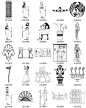 ancient egyptian designs & motifs，dover出的古埃及的图案，372枚，EPS格式，备份：http://t.cn/8DsNn5i