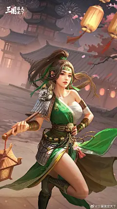蛇年壁纸.马云禄&amp;黄月英&amp;甘夫人&amp;关银屏