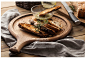 朵颐圆形实木面包板家用厨房木菜板耐用餐厅披萨托盘创意水果面板-淘宝网