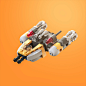 MICROFIGHTERS. : The most iconic spaceships from Starwars now in CGI Lego!