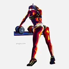 手绘健身女孩免抠元素图片大小1024x1024px 图片尺寸198.08 KB 来自PNG搜索网 pngss.com 免费免扣png素材下载！可爱#美丽女人#时尚女孩子#水彩人物#透明元素#运动#