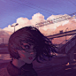 Sunset Railroad by Kuvshinov-Ilya