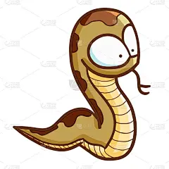 绿色棕色的蛇