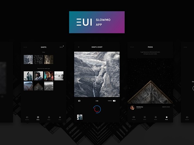 EUI Slowmo App UI 海外...