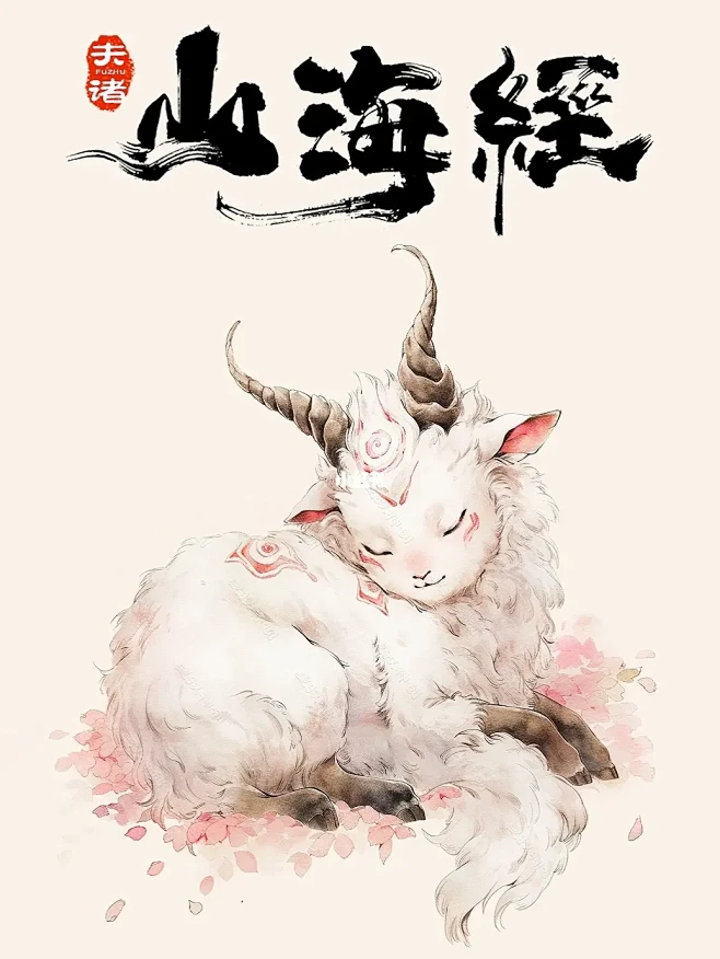 『夫诸』山海经中最温柔的神兽！-花瓣网