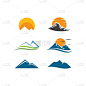 山,运动,雪,品牌名称,河流,天空,绘画插图,自然,符号,概念