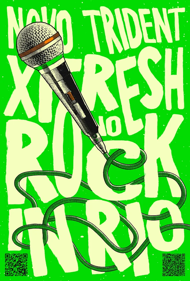 TRIDENT | ROCK IN RIO 2019 : Posters design for Trident during Rock in ...